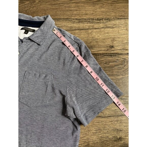EUC Mens Banana Republic performance pique polo short sleeve‎ stretch size L - Picture 6 of 7